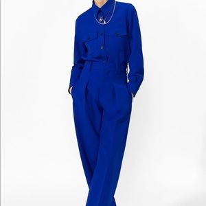 Zara darted trousers blue ref. 2393/703